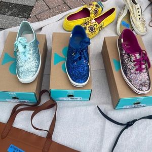 Kate spade glitter Keds